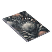 Genezing is rommelig - Midnight Bloom Botanische K Notitieboek (Rechterzijde)