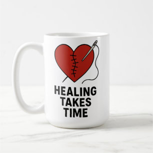 Genezing Kost Tijd Ondersteuning Voor Geestelijke Koffiemok