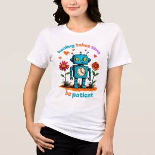 GENEZING KOST TIJD, WEES GEDULDIG Tri-Blend SHIRT