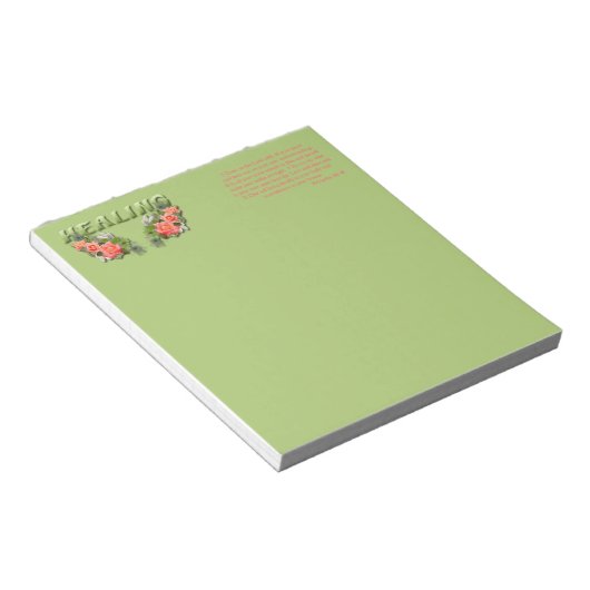 Genezing Verse Notitieblok (Schuin)