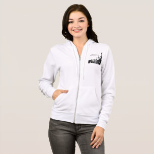 Genezingswonder, Zwart en Wit Hoodie