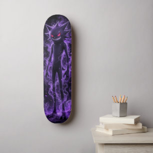 Gengar Geest 3D - Donker Paars Ultra Smal Skateboard