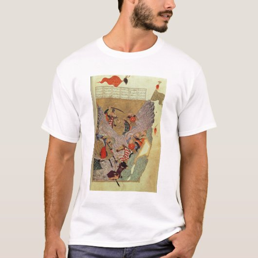 Genghis Khan (c.1162-1227) die tegen de Chinezen s T-shirt (Voorkant)