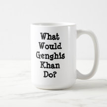 Genghis Khan Coffee Mok