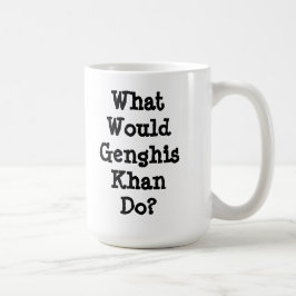 Genghis Khan Coffee Mok