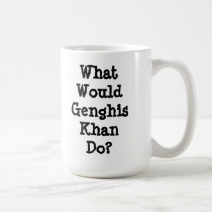 Genghis Khan Coffee Mok
