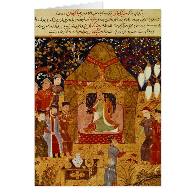 Genghis Khan dans sa tente par Al-Vacarme de (Devant)