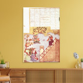 Genghis Khan over een congregatie Canvas Afdruk (Insitu (Woonkamer))