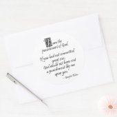 Genghis Khan... Ronde Sticker (Envelop)