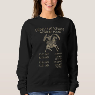 Genghis Khan World Tour Historisch Mongol Aziatisc Trui
