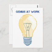 Geniaal op het werk briefkaart (Voorkant / Achterkant)
