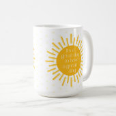 Génial grand jour matin Sun café Mug (Devant droit)