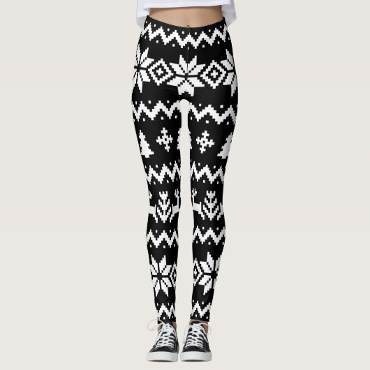 Génial pull motif Leggings de Noël (Devant)
