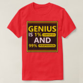 Geniale Motivatie en Inspirerende Citaat beschikba T-shirt (Design voorkant)