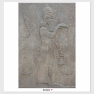 Genie Benisseur van Assyrië en Mesopotamische god Sticker