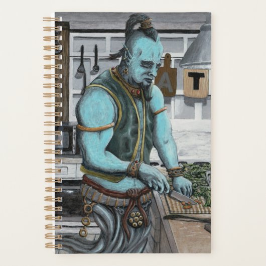 Genie Koken Keuken Magic Fantasy Art Planner (Voorkant)