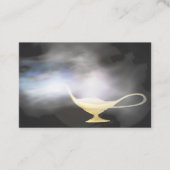 Genie Lamp Smoke Magic Magic Carte de visite (Devant)
