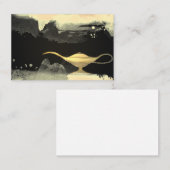 Genie Lamp Smoke Magic Magic Carte de visite (Devant / Derrière)