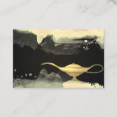 Genie Lamp Smoke Magic Magic Carte de visite (Devant)