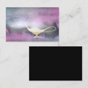 Genie Lamp Smoke Magic Visitekaartje