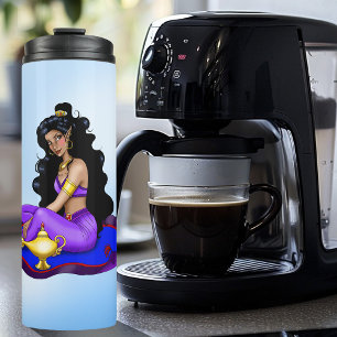 Genie Magisch Tapijt Lamp Blauwe Lucht Thermosbeker