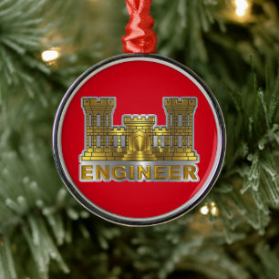 GENIECORPS Kerstmis Metalen Ornament