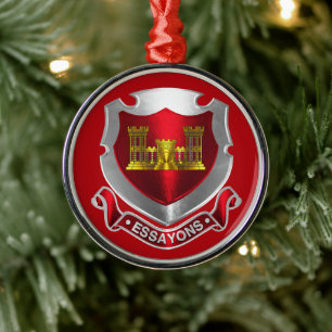 GENIEKORPS Kerstmis Metalen Ornament