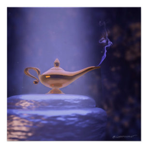Genie's Lamp Perfect Poster