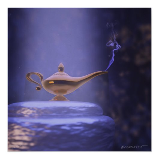 Genie's Lamp Perfect Poster (Voorkant)