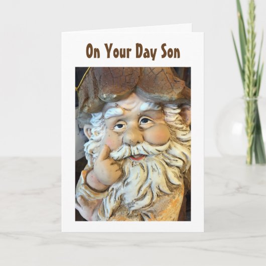 GENIET, ONTSPAN EN WEET DAT JE VAN JE VERJAARDAG H KAART (Voorkant)