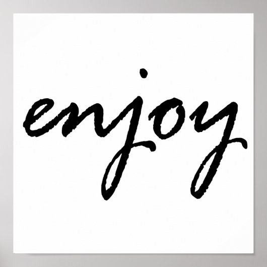 Geniet Poster (Voorkant)