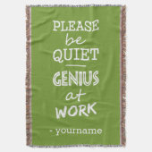 Geniet van aangepaste werkkleur: deken voor rotati (Voorkant Verticaal)