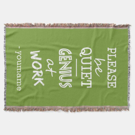 Geniet van aangepaste werkkleur: deken voor rotati (Voorkant)