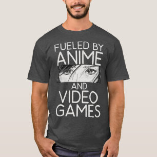 Geniet van animo en videogames Funny otaku Anime T-shirt