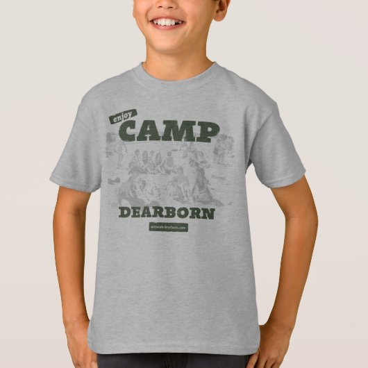 Geniet van Camp Dearborn Kinder Sweatshirt (Voorkant)