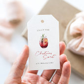 Geniet van de kerstritten Hartelijk dank Cadeaulabel