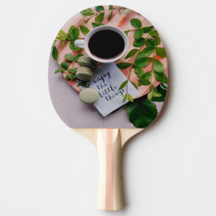 Geniet van de kleine Dekking Koekjes Vrede Tafeltennisbatje