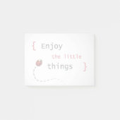 Geniet van de kleine dingen 2 post-it® notes (Voorkant)
