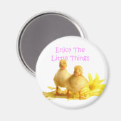 Geniet van de kleine dingen, eendjes magneet (Voorkant / Achterkant)