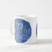 Geniet van de kleine dingen koffiemok (Voorkant links)