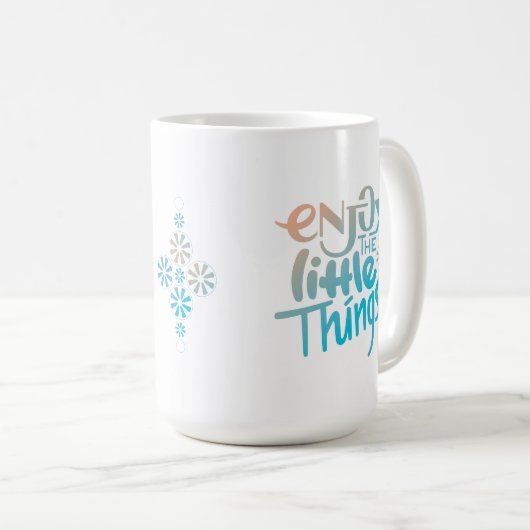 Geniet van de kleine dingen - Mok (Voorkant rechts)
