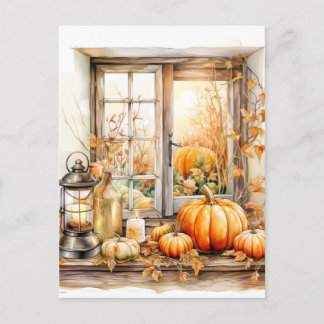 Geniet van de kleuren van de herfst | Fijne Herfst Briefkaart