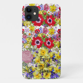 Geniet van de Little flower Springs iPhone 11 Hoesje