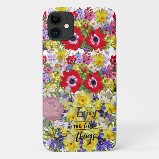 Geniet van de Little flower Springs Case-Mate iPhone Case (Achterkant)