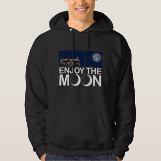 Geniet van de maan hoodie