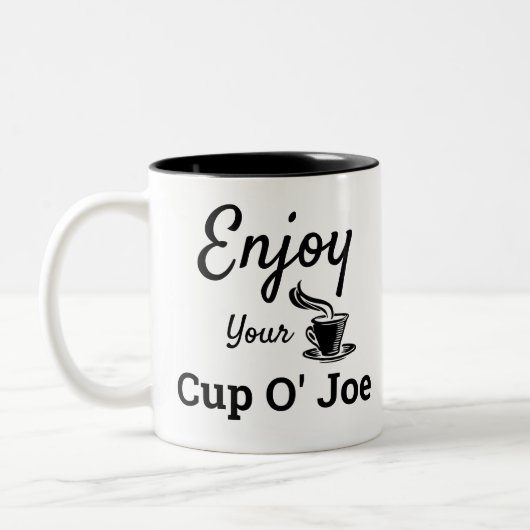 Geniet van de Mok met Joe Retro Coffee (Links)