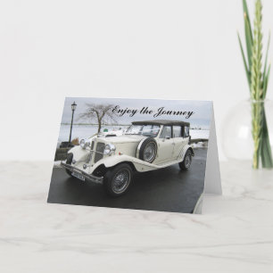 Geniet van de reis auto kaart