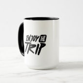 Geniet van de reis mok (Voorkant links)