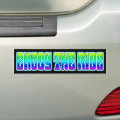 Geniet van de Ride Bumpersticker (Op auto)