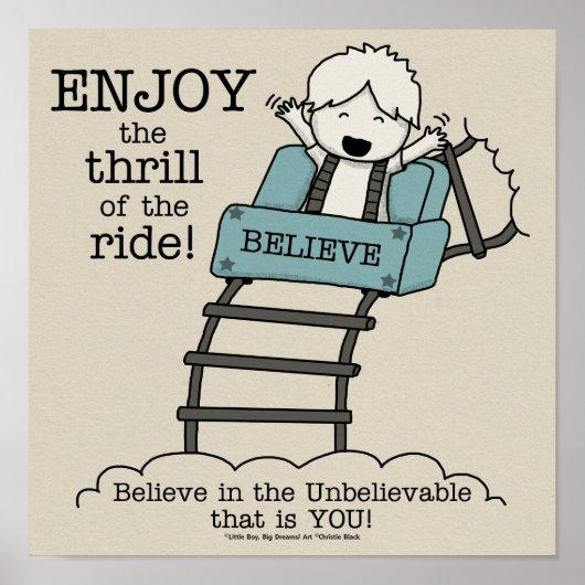 Geniet van de Ride Poster (Voorkant)